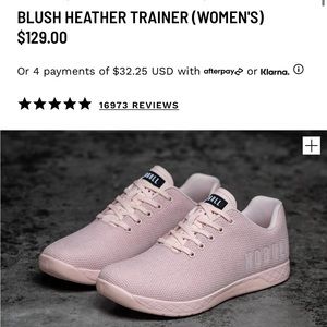 Womens Nobulls trainers in the color blush